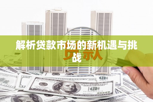 盐津解析贷款市场的新机遇与挑战